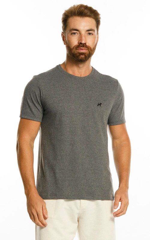 Camiseta Básica - MESCLA ESCURO