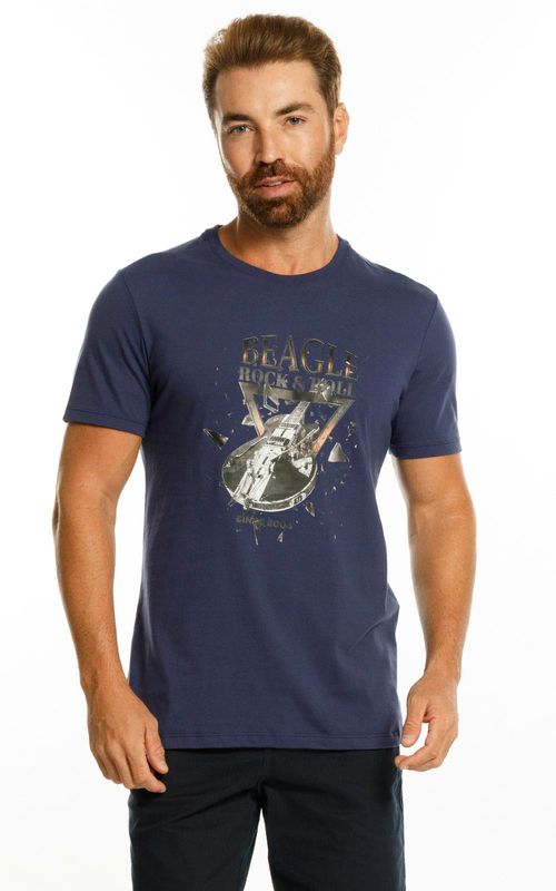 Camiseta Estampada - MARINHO