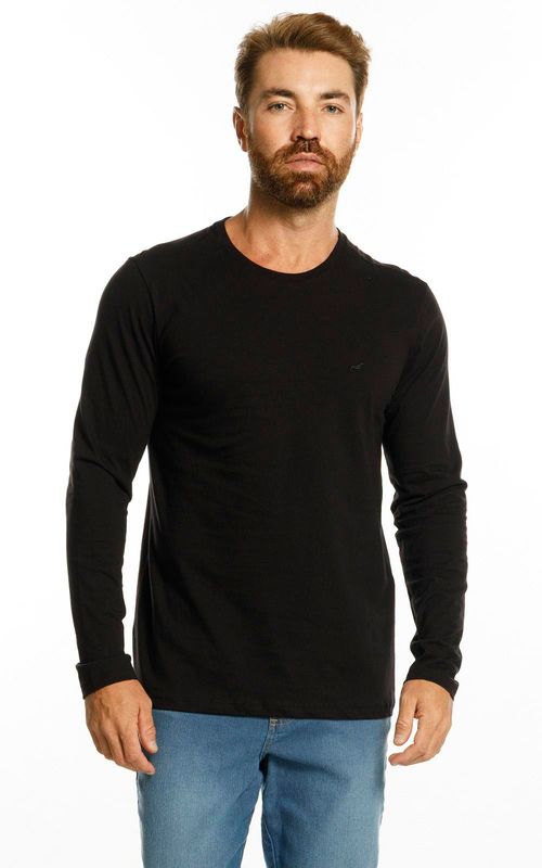 Camiseta Manga Longa - PRETO