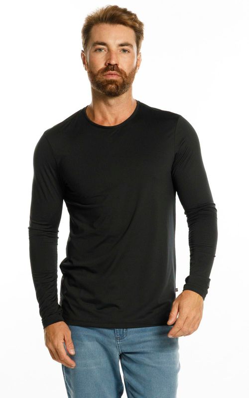 Camiseta Manga Longa - PRETO