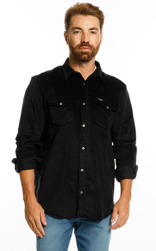 Camisa ML masculina - PRETO
