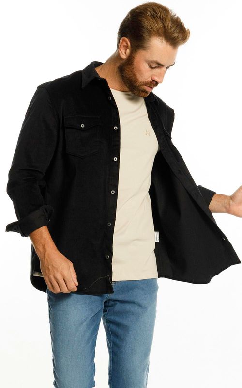 Camisa ML masculina - PRETO