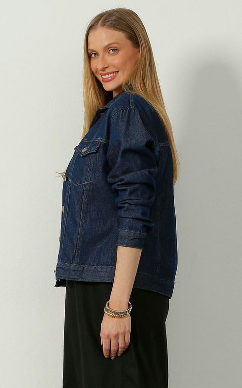 Jaqueta Feminina Trucker - INDIGO