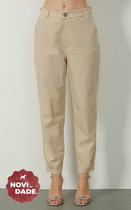 Calça Feminina Linho Slouchy - WEST