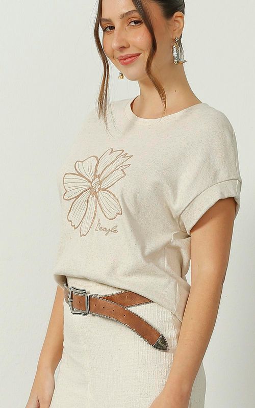 Camiseta Feminina - OFF-WHITE