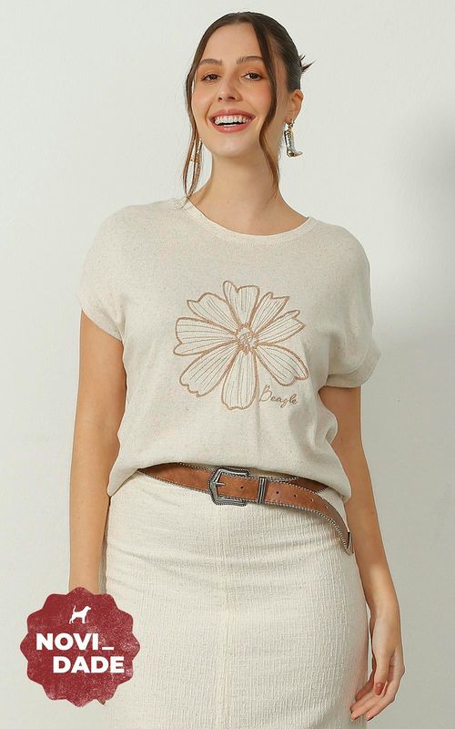 Camiseta Feminina - OFF-WHITE