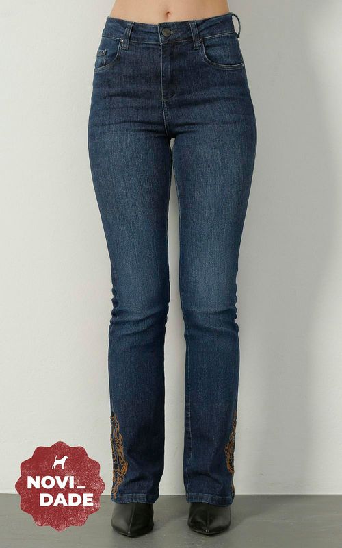Calça Feminina Jeans Boot Cut - INDIGO