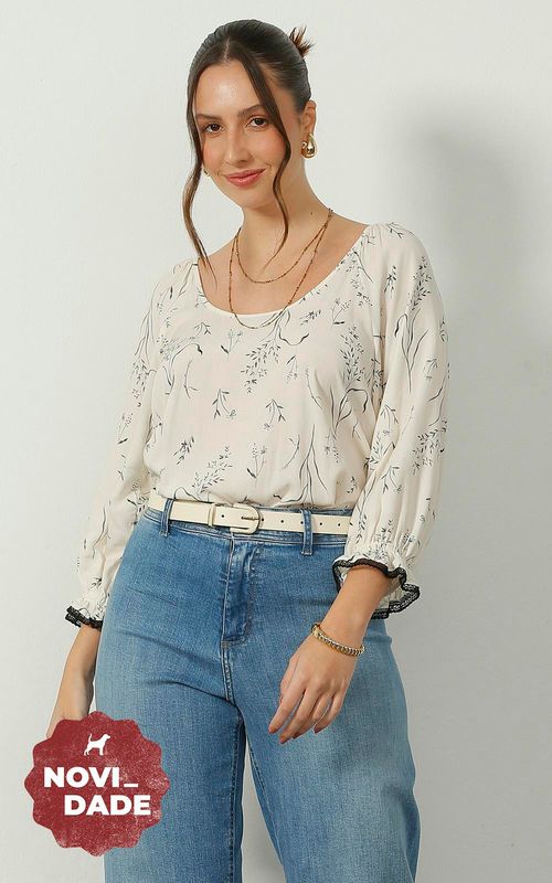Blusa Feminina - FLOWER TRAIL