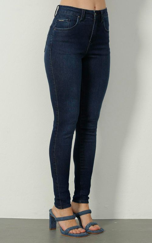Calça Feminina Jeans Stretch Skinny Premium Confort - INDIGO
