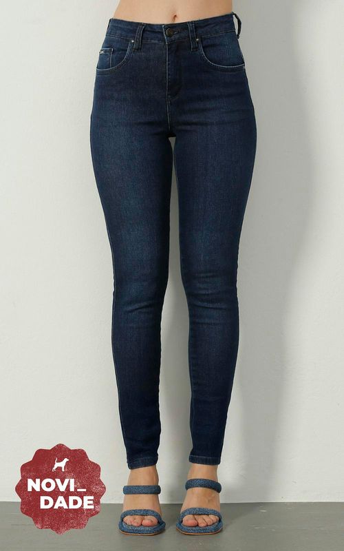 Calça Feminina Jeans Stretch Skinny Premium Confort - INDIGO