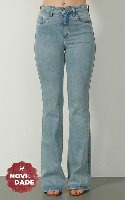 Calça Feminina Jeans Flare Premium Confort - INDIGO