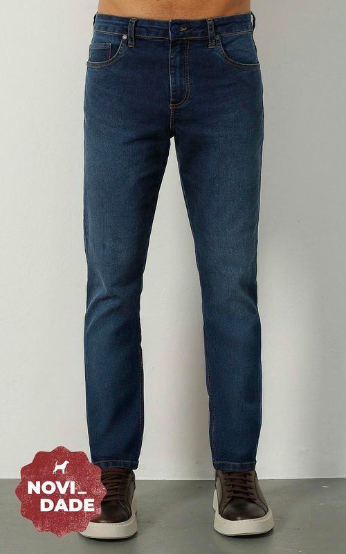 Calça Masculina Jeans Slim Confort - INDIGO