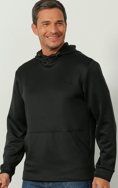 Moletom  com capuz - PRETO