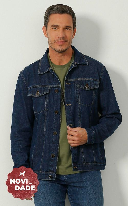 Jaqueta Masculina Trucker - INDIGO