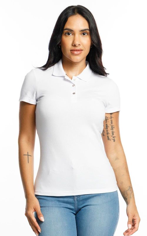 Polo Feminina - BRANCO