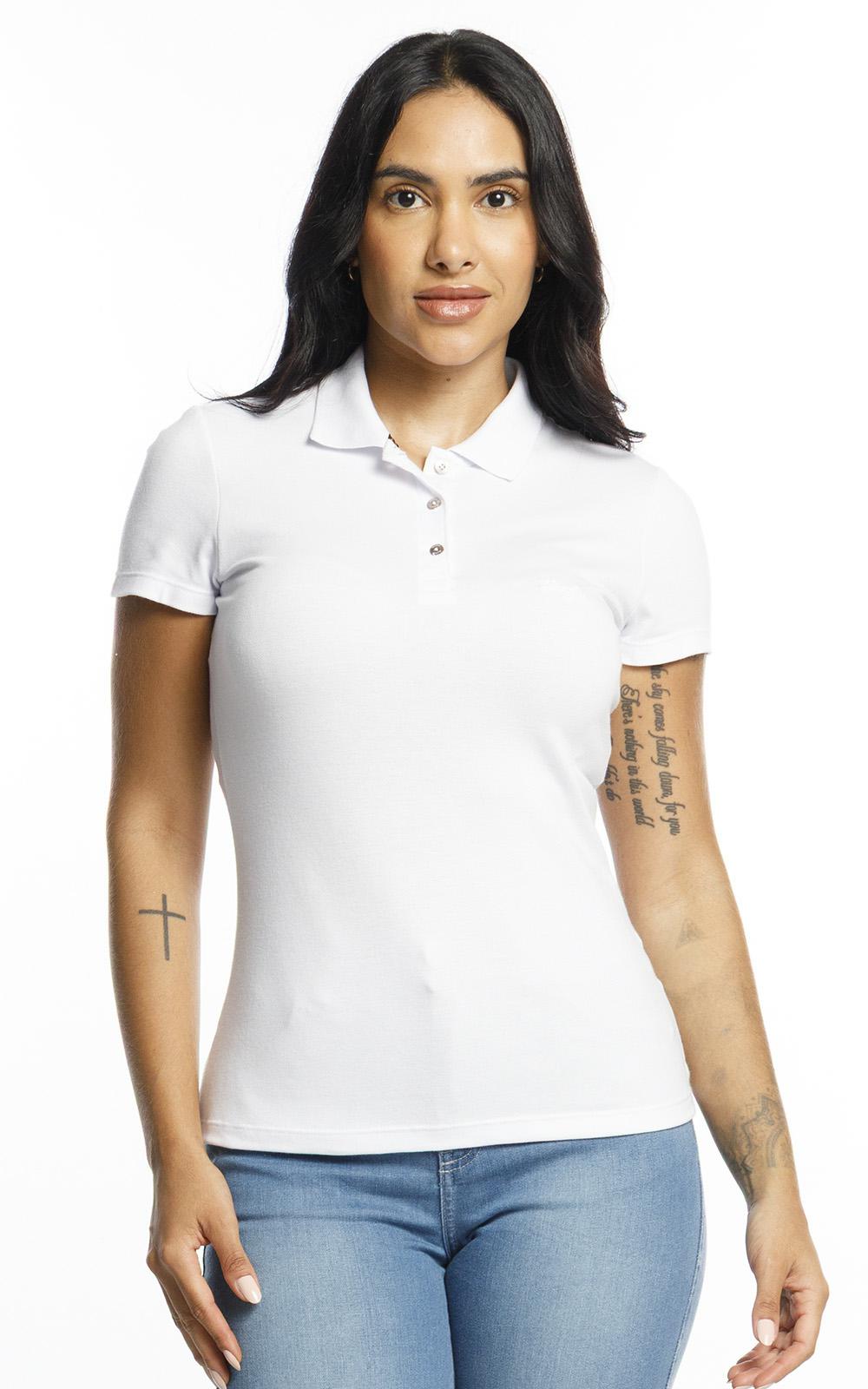 Camisa Branca Feminina Social Camisa Feminina CalÃ§a Jeans Polo