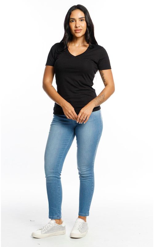 Calça Feminina Jeans Cigarrete - INDIGO