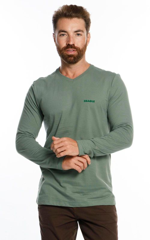Camiseta Manga Longa - SALVIA