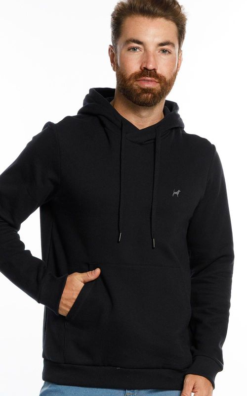 Moletom com capuz - PRETO