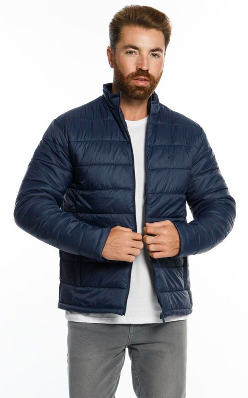 Jaqueta masc. puffer básica. - MARINHO