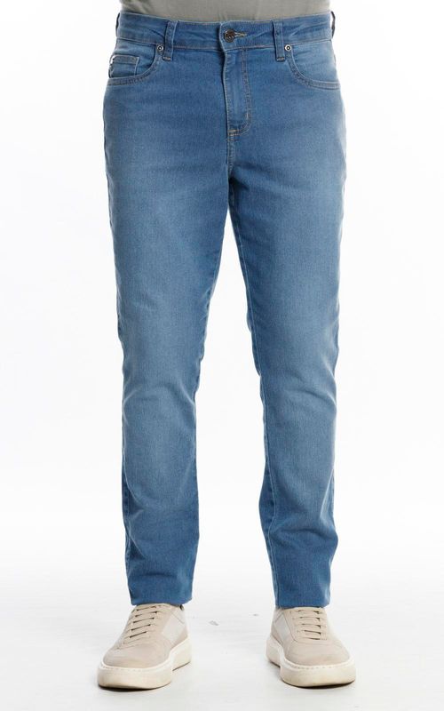 Calça Masculina Jeans Skinny Confort - MÉDIO