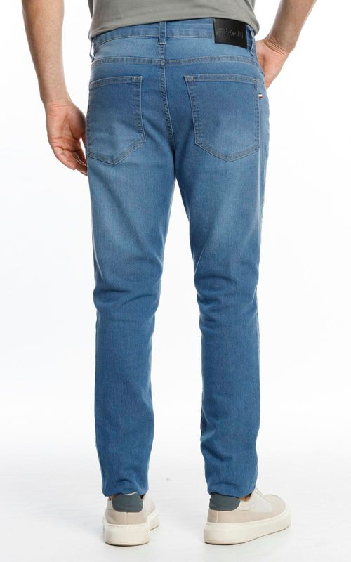 Calça Masculina Jeans Skinny Confort - MÉDIO