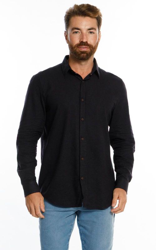 Camisa ML masculina - PRETO