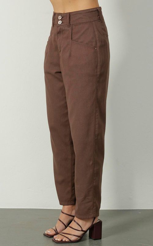 Calça Feminina Sarja Slouchy Premium -