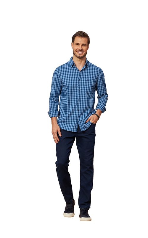 Calça Masculina Slim. - INDIGO