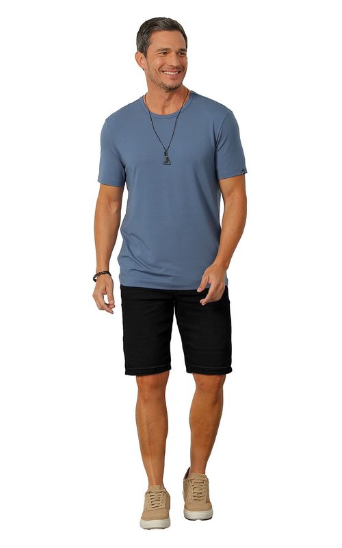 Bermuda Masculina Slim - PRETO