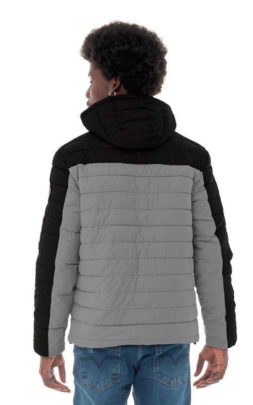 JAQUETA MASCULINA PUFFER. - CINZA