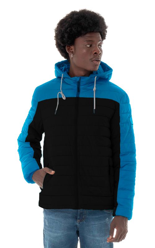 JAQUETA MASCULINA PUFFER. - PRETO